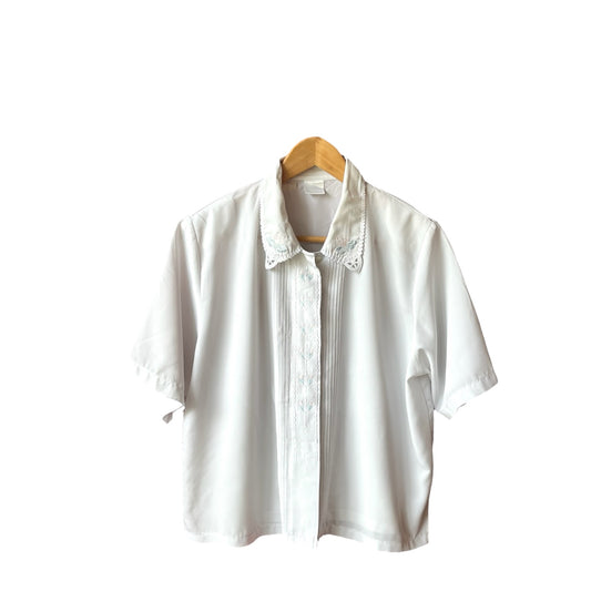 Vintage witte blouse