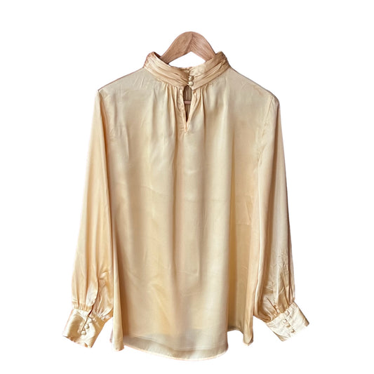 Vintage gouden blouse